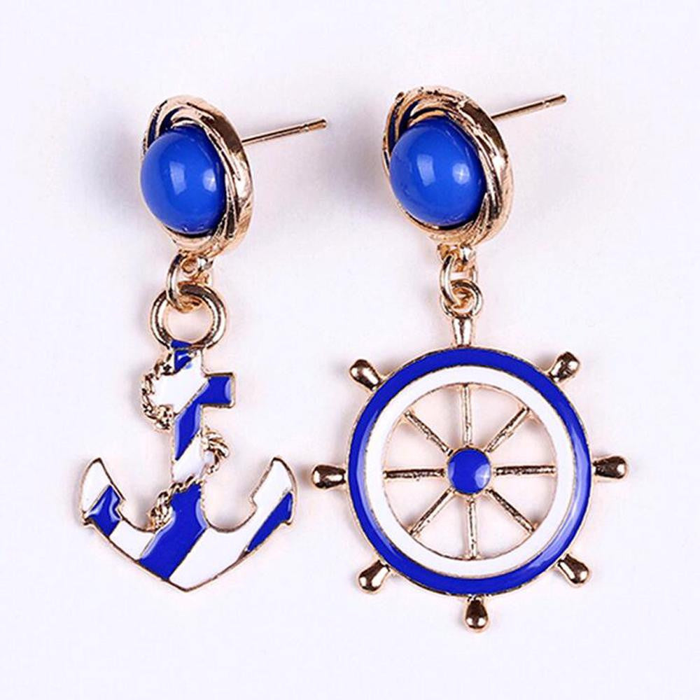 Personality Style Anchor Earrings